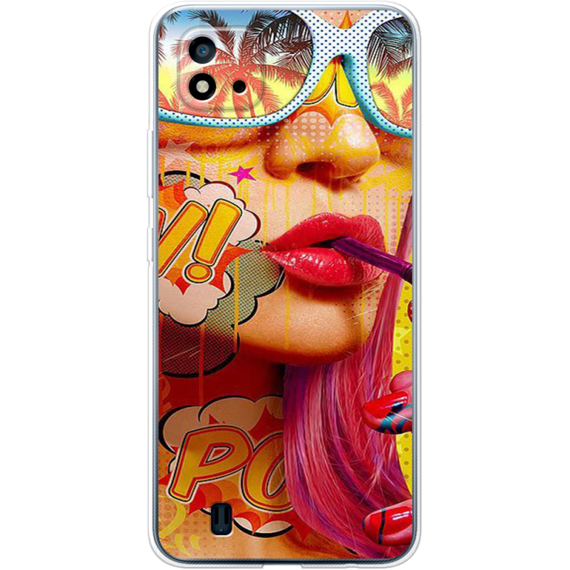 Чехол BoxFace Realme C11 2021 Yellow Girl Pop Art