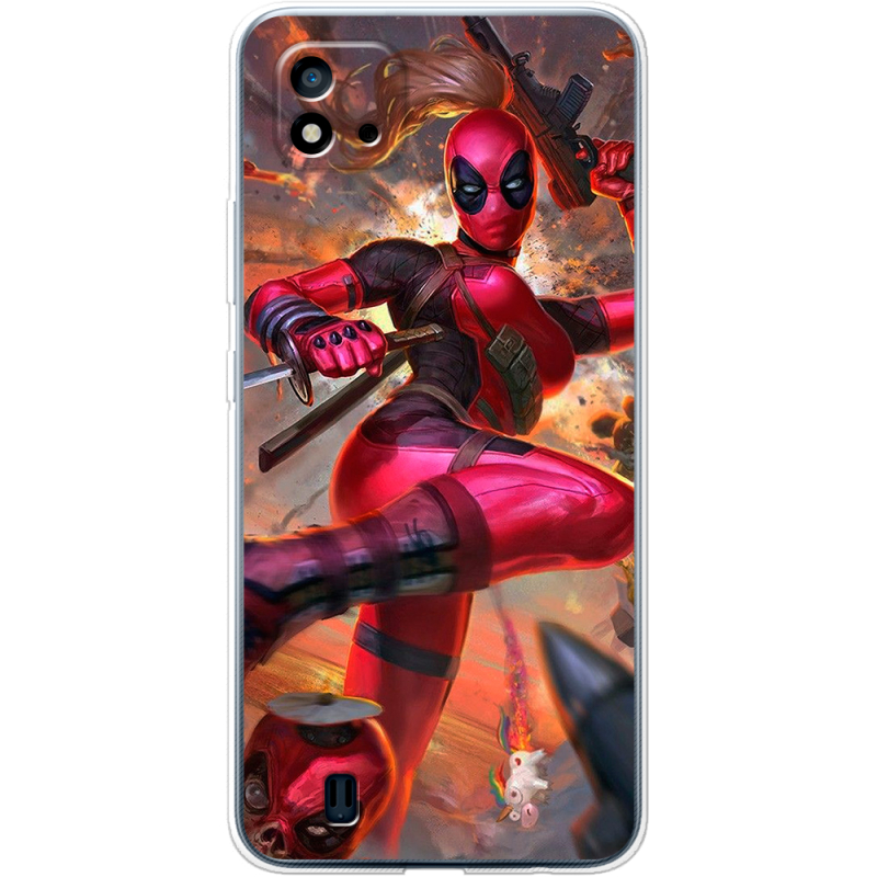 Чехол BoxFace Realme C11 2021 Woman Deadpool