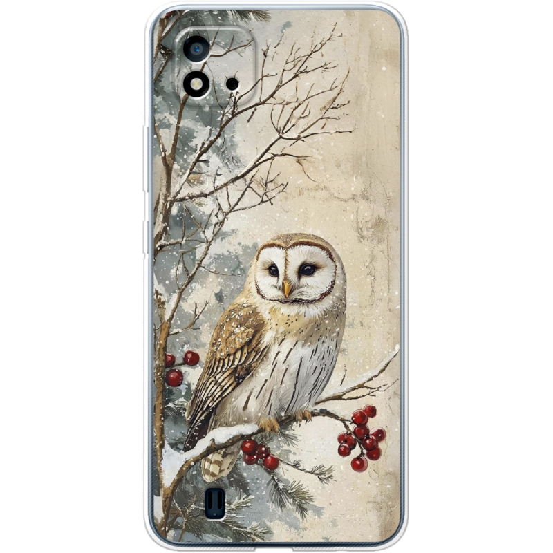 Чехол BoxFace Realme C11 2021 Christmas Owl