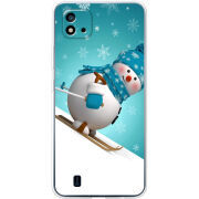 Чехол BoxFace Realme C11 2021 Skier Snowman