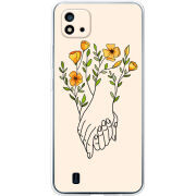 Чехол BoxFace Realme C11 2021 Flower Hands