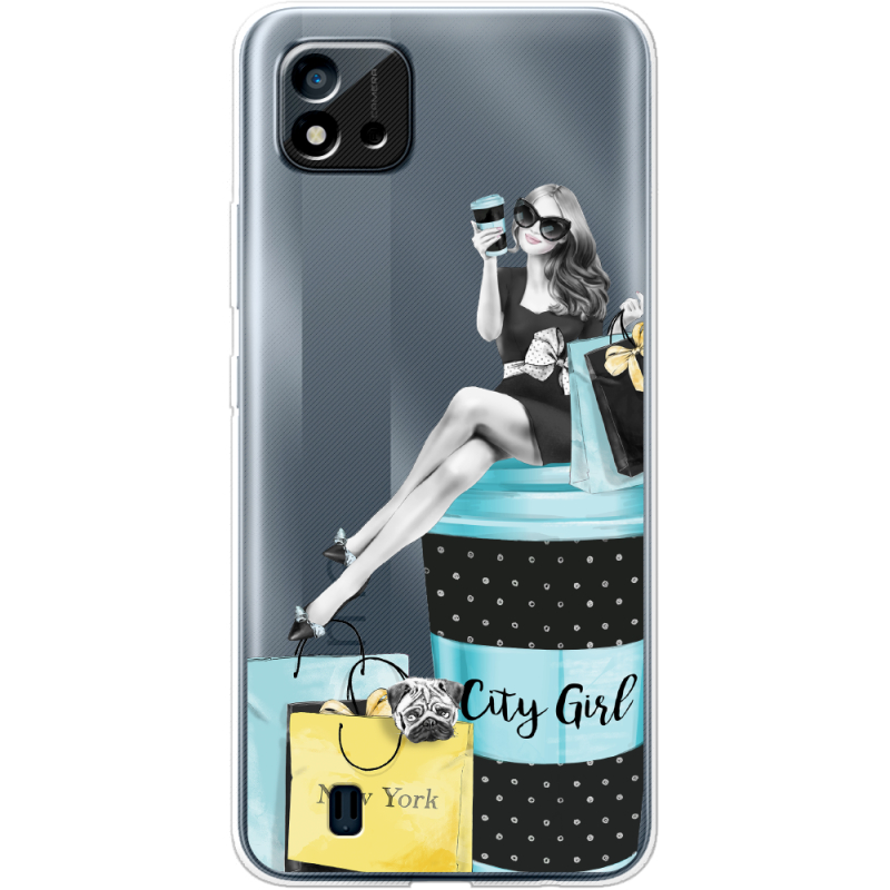 Прозрачный чехол BoxFace Realme C11 2021 City Girl