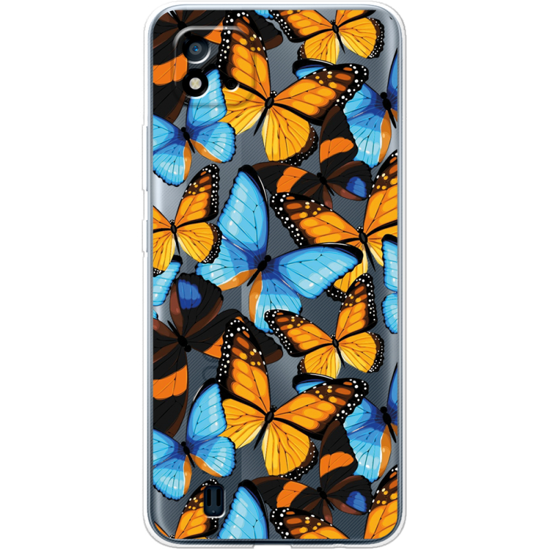 Прозрачный чехол BoxFace Realme C11 2021 Butterfly Morpho