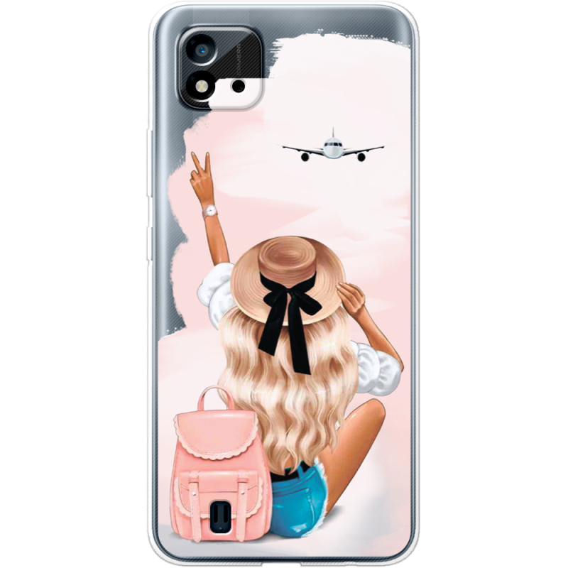 Прозрачный чехол BoxFace Realme C11 2021 Travel Girl