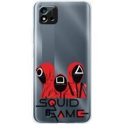 Прозрачный чехол BoxFace Realme C11 2021 siquid game люди в красном