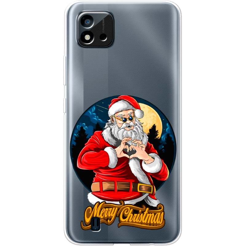 Прозрачный чехол BoxFace Realme C11 2021 Cool Santa