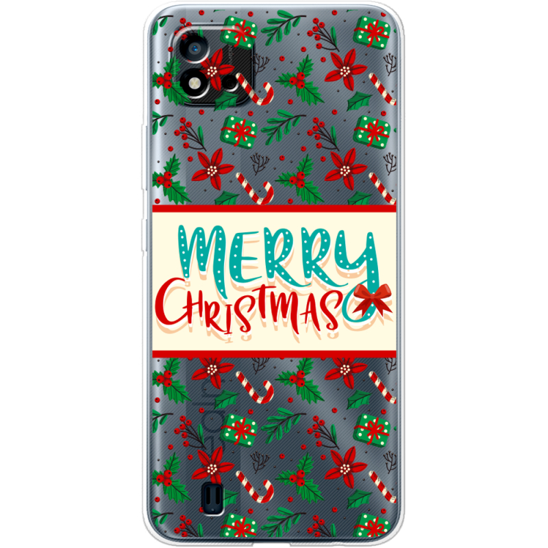 Прозрачный чехол BoxFace Realme C11 2021 Vintage Christmas Pattern