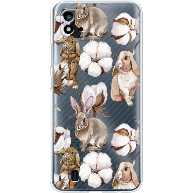 Прозрачный чехол BoxFace Realme C11 2021 Cotton and Rabbits