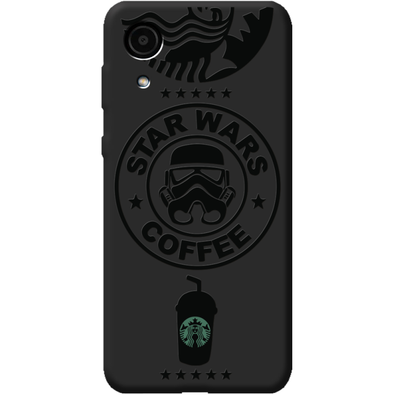 Черный чехол BoxFace Samsung Galaxy A03 Core A032 Dark Coffee