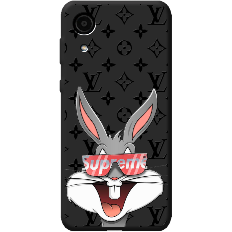 Черный чехол BoxFace Samsung Galaxy A03 Core A032 looney bunny