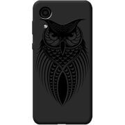 Черный чехол BoxFace Samsung Galaxy A03 Core A032 Owl
