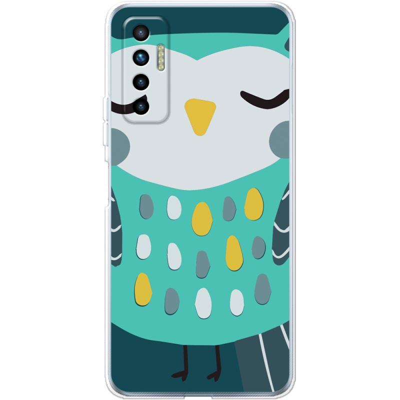 Чехол BoxFace Tecno Camon 17P Green Owl