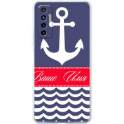 Чехол BoxFace Tecno Camon 17P Именной Ocean