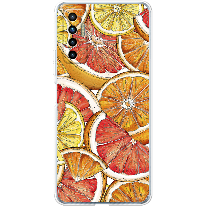 Чехол BoxFace Tecno Camon 17P Citrus Pattern