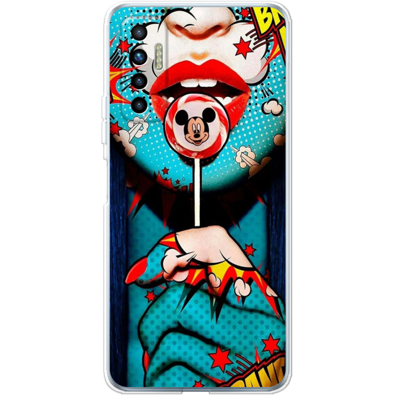 Чехол BoxFace Tecno Camon 17P Girl Pop Art