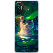 Чехол BoxFace Tecno Camon 17P White Tiger Cub