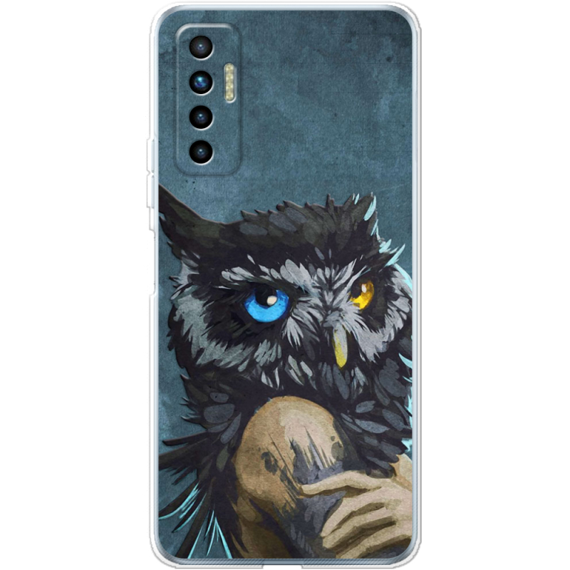 Чехол BoxFace Tecno Camon 17P Owl Woman