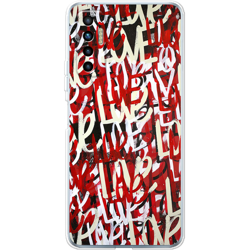 Чехол BoxFace Tecno Camon 17P Love Graffiti