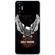 Чехол BoxFace Tecno Camon 17P Harley Davidson and eagle