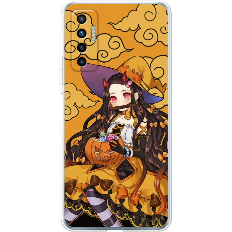 Чехол BoxFace Tecno Camon 17P Kamado Nezuko Halloween