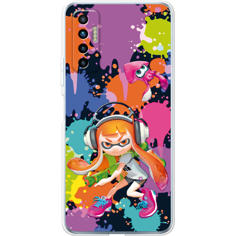 Чехол BoxFace Tecno Camon 17P Splatoon Inklings