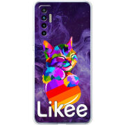 Чехол BoxFace Tecno Camon 17P Likee Cat