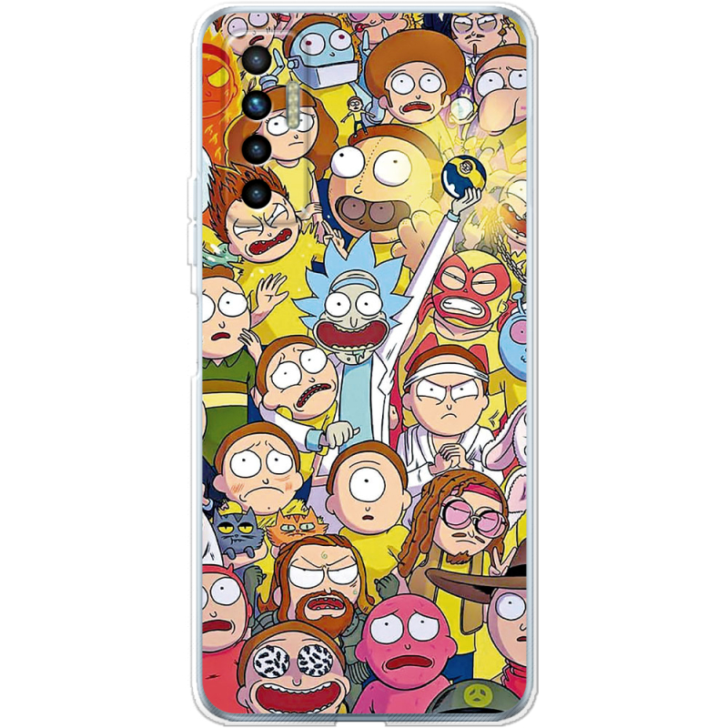 Чехол BoxFace Tecno Camon 17P Rick and Morty