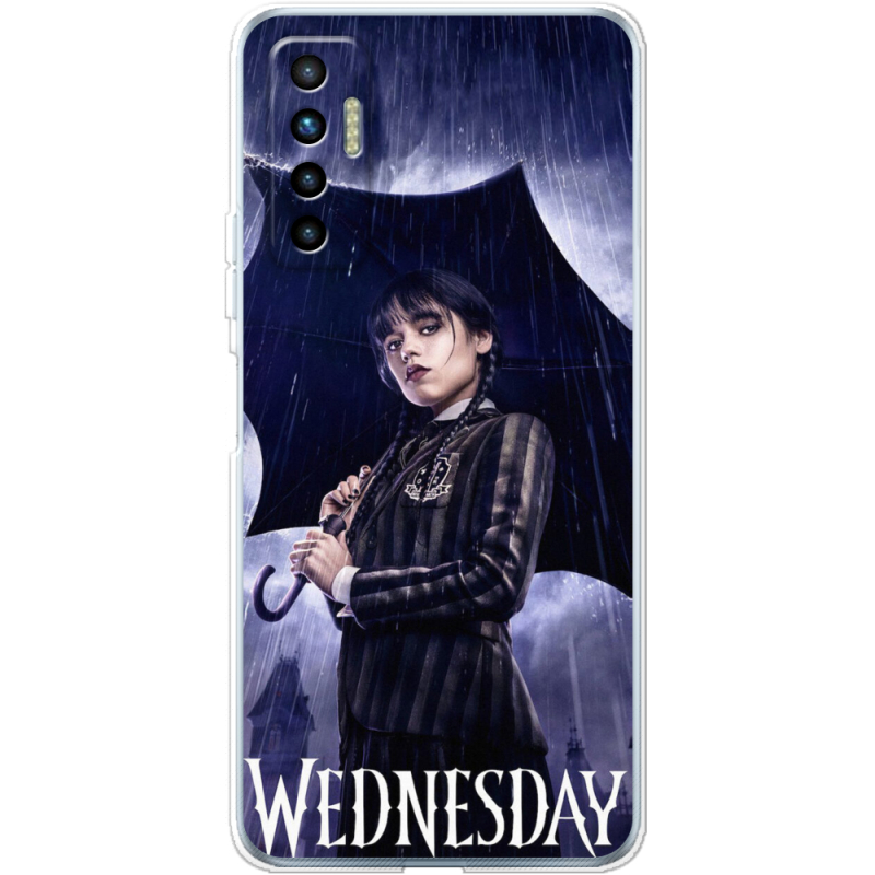 Чехол BoxFace Tecno Camon 17P Wednesday Addams