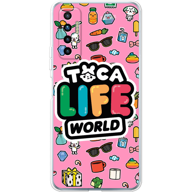 Чехол BoxFace Tecno Camon 17P Toca Boca Life World