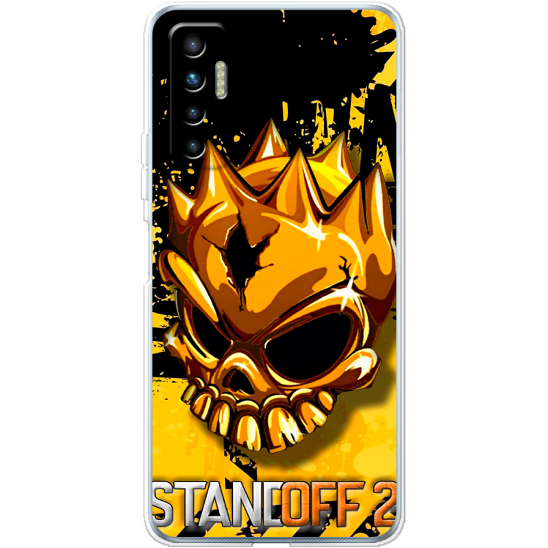 Чехол BoxFace Tecno Camon 17P StandOff 2 gold