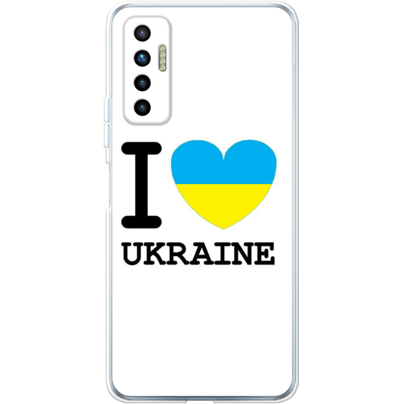 Чехол BoxFace Tecno Camon 17P I love Ukraine