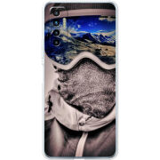 Чехол BoxFace Tecno Camon 17P snowboarder