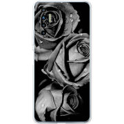 Чехол BoxFace Tecno Camon 17P Black and White Roses