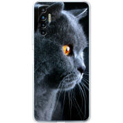 Чехол BoxFace Tecno Camon 17P English cat