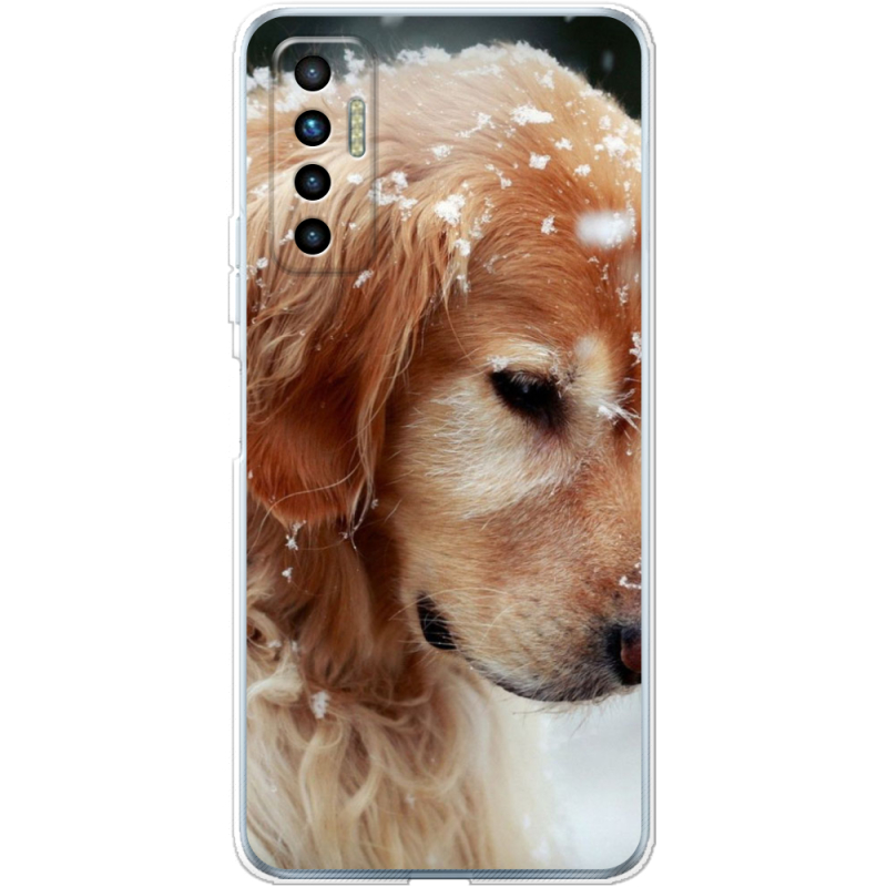 Чехол BoxFace Tecno Camon 17P Golden Retriever