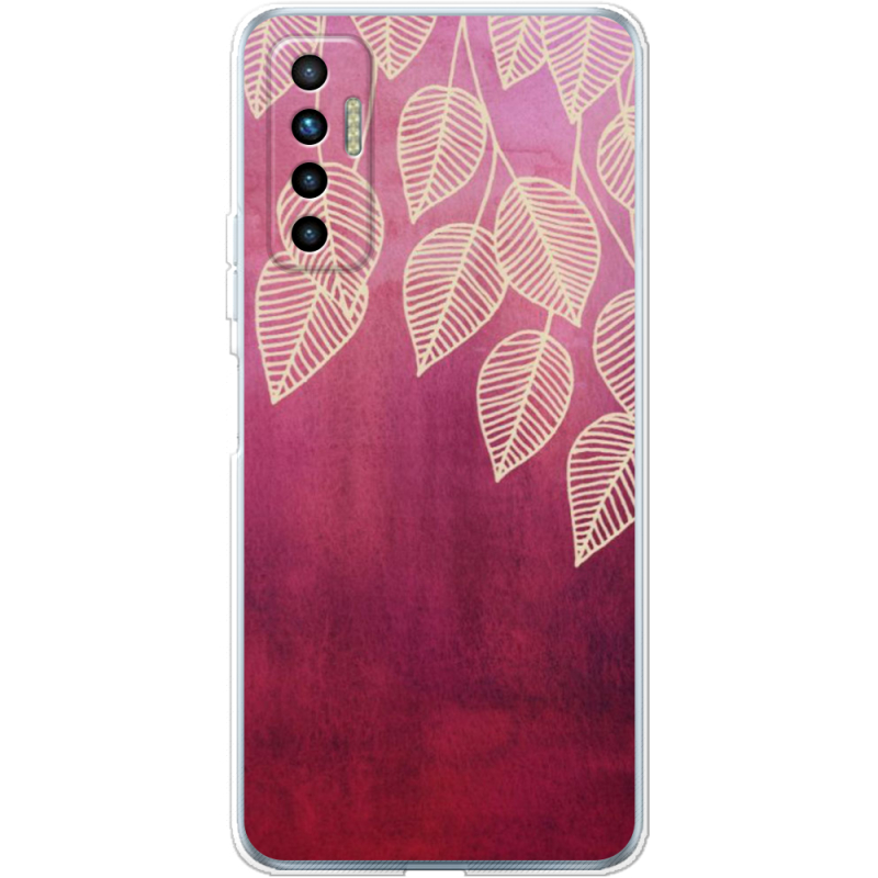 Чехол BoxFace Tecno Camon 17P Gold Leaves