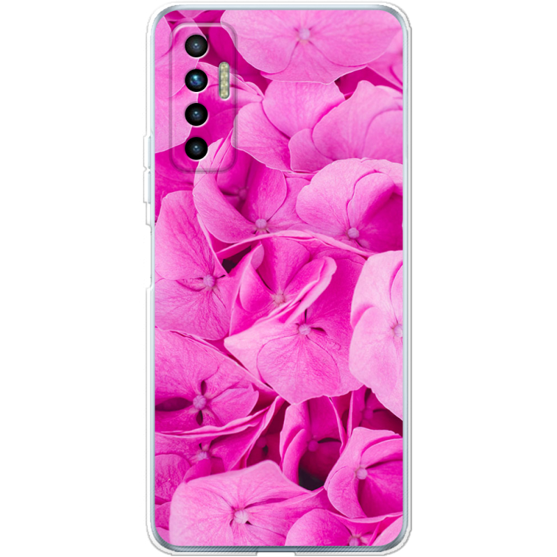 Чехол BoxFace Tecno Camon 17P Pink Flowers