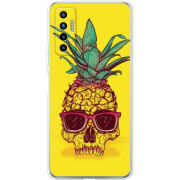 Чехол BoxFace Tecno Camon 17P Pineapple Skull