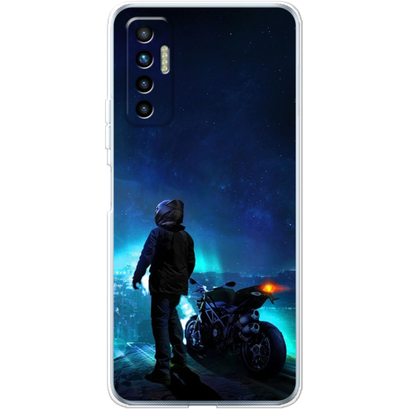 Чехол BoxFace Tecno Camon 17P Motorcyclist