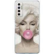 Чехол BoxFace Tecno Camon 17P Marilyn Monroe Bubble Gum