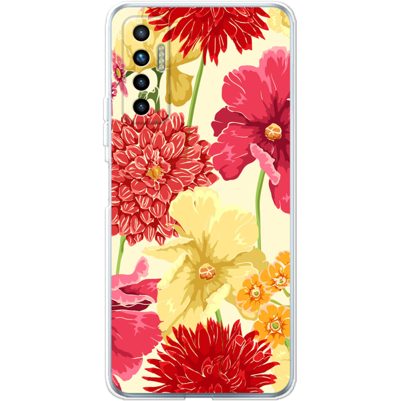 Чехол BoxFace Tecno Camon 17P Flower Bed