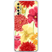 Чехол BoxFace Tecno Camon 17P Flower Bed