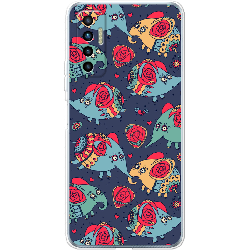 Чехол BoxFace Tecno Camon 17P Flying Elephants