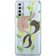 Прозрачный чехол BoxFace Tecno Camon 17P Cute Mermaid