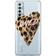 Прозрачный чехол BoxFace Tecno Camon 17P Wild Love