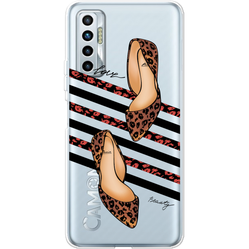Прозрачный чехол BoxFace Tecno Camon 17P Love Beauty