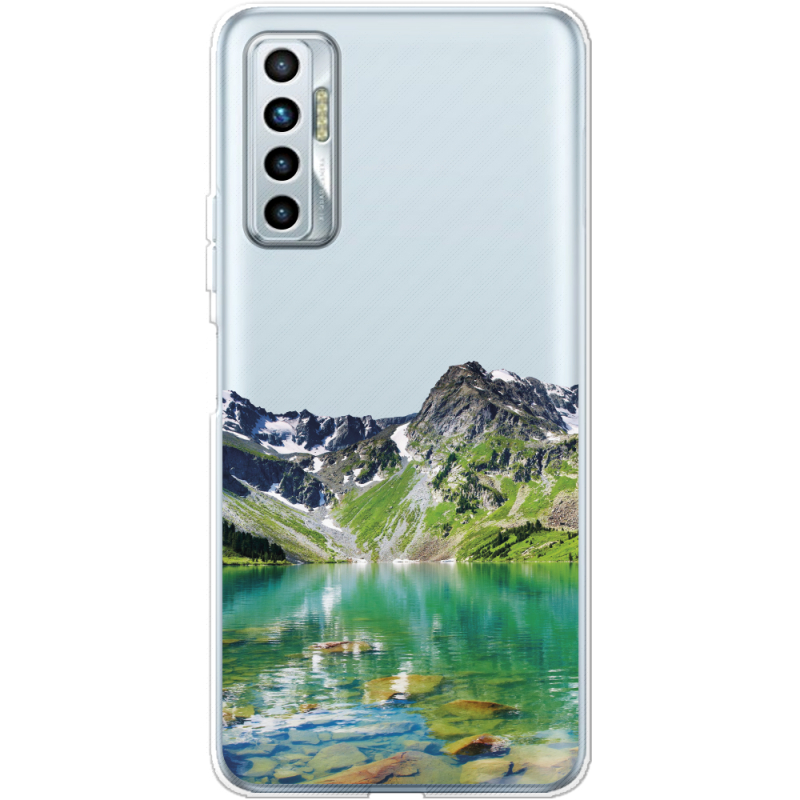 Прозрачный чехол BoxFace Tecno Camon 17P Green Mountain