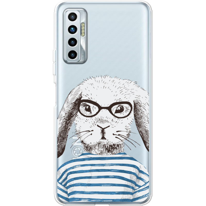 Прозрачный чехол BoxFace Tecno Camon 17P MR. Rabbit