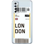Прозрачный чехол BoxFace Tecno Camon 17P Ticket London