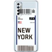 Прозрачный чехол BoxFace Tecno Camon 17P Ticket New York